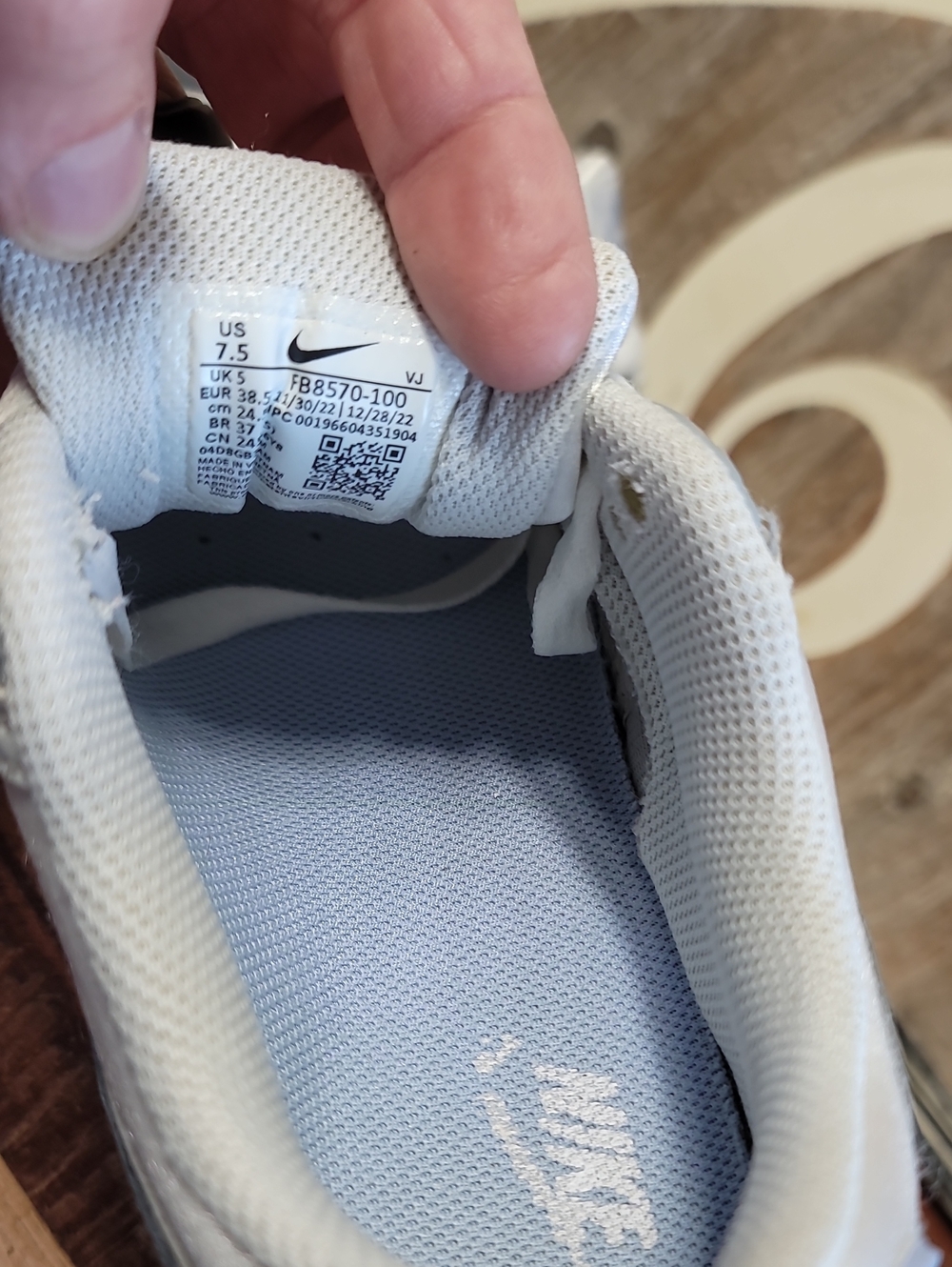 Nike Wmns Air Max 90 'Blissful Blue' Wmns 7.5 (Great Condition) Fast Shipping - Picture 16 of 16
